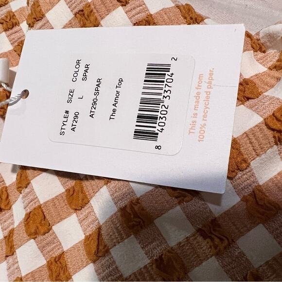 Andie The Amor Bikini top Sz L - Picture 8 of 8